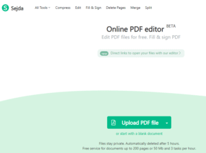 Editor de pdf gratis online